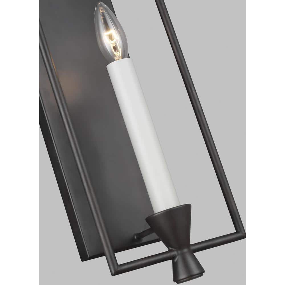 Keystone Aged Iron 1-Light Wall Sconce with Rustic Charm