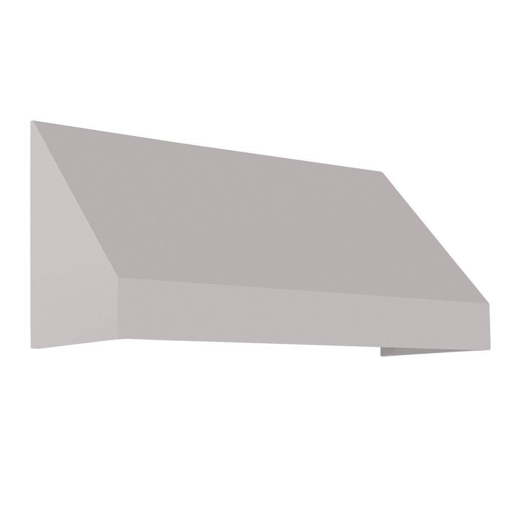 7.38 ft. New Yorker Acrylic Fabric Fixed Awning (88.5 in. W x 24 in. H x 36 in. D) in Gray price history on PriceWatchPro