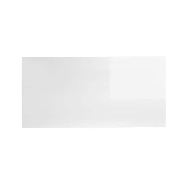 Valencia Assembled 30-in. W x 12-in. D x 15-in. H in Gloss White Plywood Assembled Wall Kitchen Cabinet Lift-Up Door