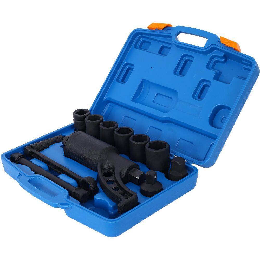 Torque Wrench Labor Saving Lug Nut Wrench/Multiplier with Cr-v Socket (Torque Wrench with 8-Pieces Socket Set)