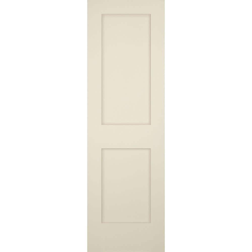 Builders Choice 30 In X 80 In 2 Panel Shaker Solid Core Primed Pine Interior Door Slab