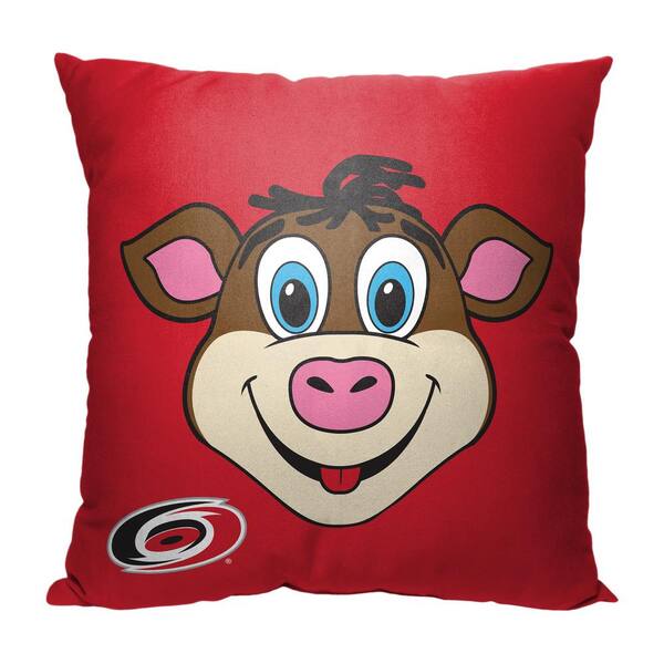 NHL Mascot Love Hurricanes Printed Throw Multi-Color PillowMulti-Color  Accent Pillow