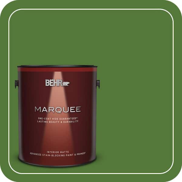 BEHR MARQUEE 1 gal. #P380-7 Luck of the Irish Matte Interior Paint & Primer