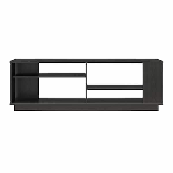 Ameriwood Home Novartis Contemporary TV Stand for TVs up to 60 in. Black Oak