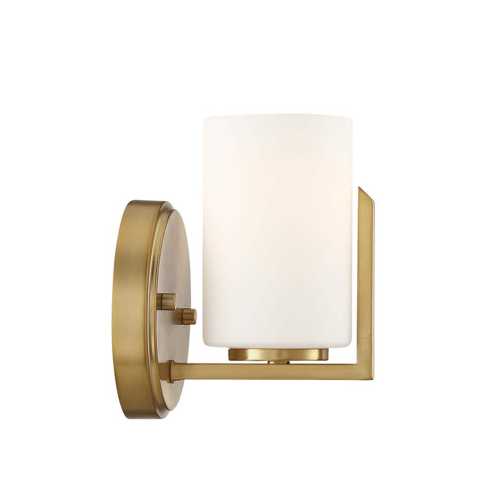 Elara Brushed Gold Dimmable Wall Sconce