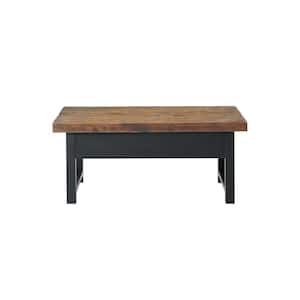 Pomona 42 in. Rustic Natural Rectangle Wood Coffee Table with Lift Top
