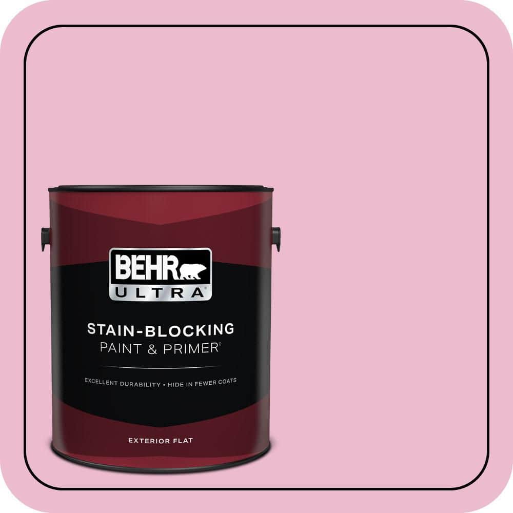 1 gal. #P130-2A Dainty Pink Flat Exterior Paint & Primer price history on PriceWatchPro