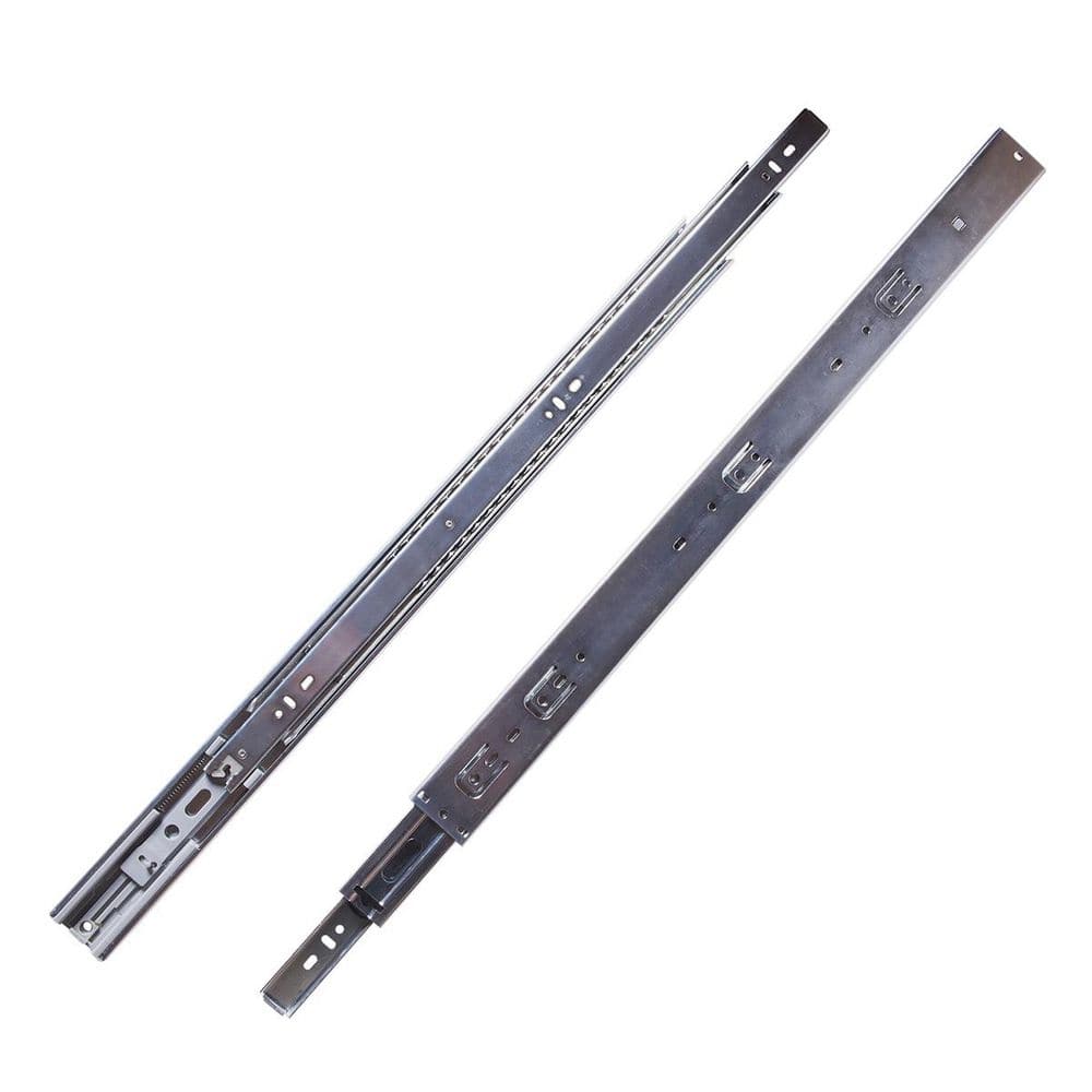Drawer Slide Side Mount Soft Close Full Extension 24 in. Cadmium Finish (1-Set of pairs) price history on PriceWatchPro
