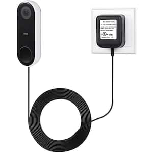 8.2 ft. UL-Certified Power Supply Adapter for Google Nest Hello Video Doorbell, Eufy Doorbell and Arlo Doorbell