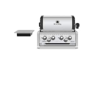 Imperial S 490 4-Burner Built-In Propane Gas Grill Head with Side Burner and Rear Rotisserie Burner