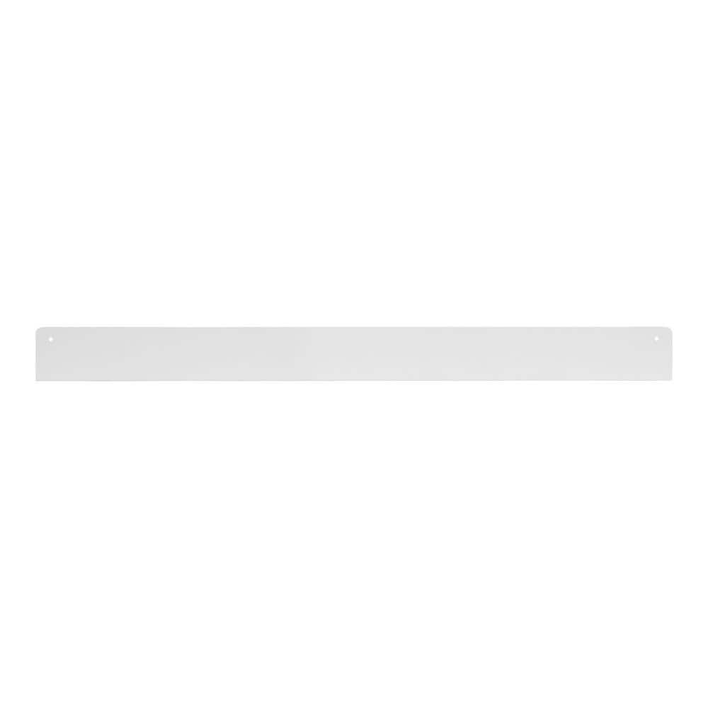 White 39" Modern Metal Floating Wall Shelf