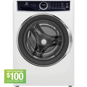 4.5 cu. ft. Stackable Front Load Washer in White with LuxCare Plus Wash System, Pure Rinse and 15-minute Fast Wash