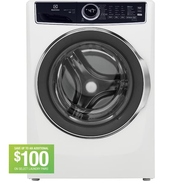 Electrolux 4.5 cu. ft. Stackable Front Load Washer in White with LuxCare Plus Wash System, Pure Rinse and 15-minute Fast Wash
