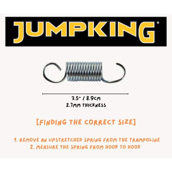 JUMPKING 3.5 in. Galvanized Spring for Trampoline (Set of 50)