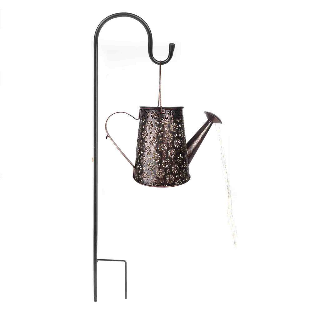 Outdoor Decor, Solar Watering Can Outdoor Garden Decor Waterproof