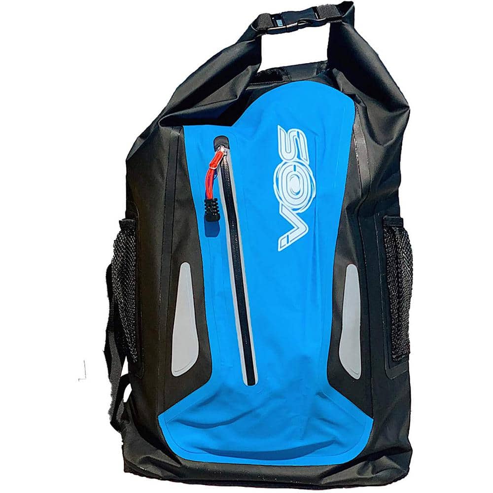 VOS Black Waterproof Dry Backpack Bags All Purpose Roll Top Sack Keeps ...