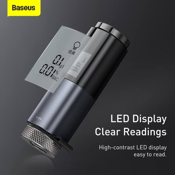 Baseus - Digital Alcohol Tester Black