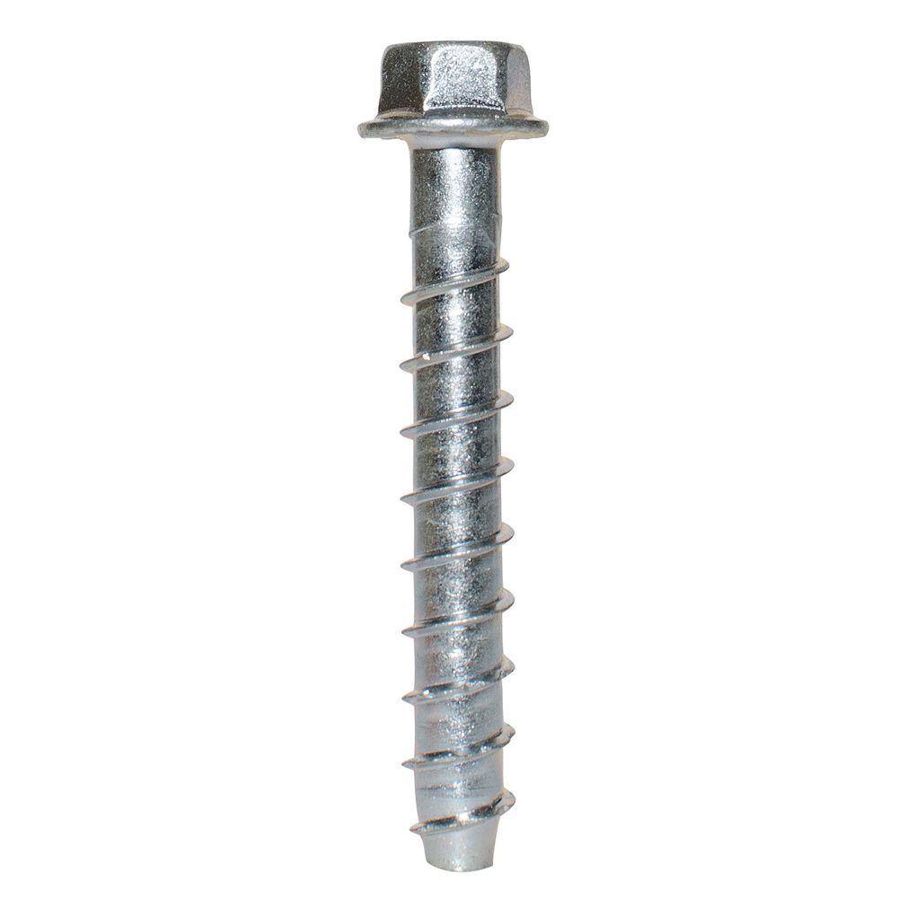 Simpson Strong Tie Titen HD 1/2" X 6" Screw Anchor For Concrete & Masonry - 20 Pack, Mechanically Galvanized, Heavy Duty