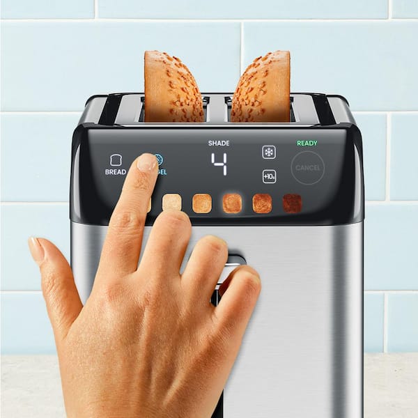 Electric Bread Toaster with 2 Slices Slot Single / Double Sides Automatic  Electric Toaster Maker Breakfast Bread