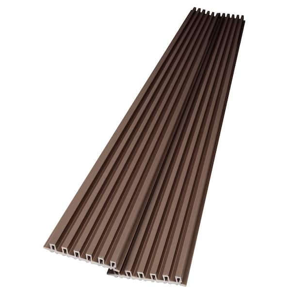 Art3d Bronze Radiance 0.7in. x 8-1/2 ft. x1/2ft. Water Resistant
