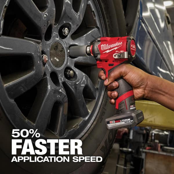 ミンタビ Milwaukee M12 FUEL 12V Li-Ion Brushless Cordless Stubby 1/2 in
