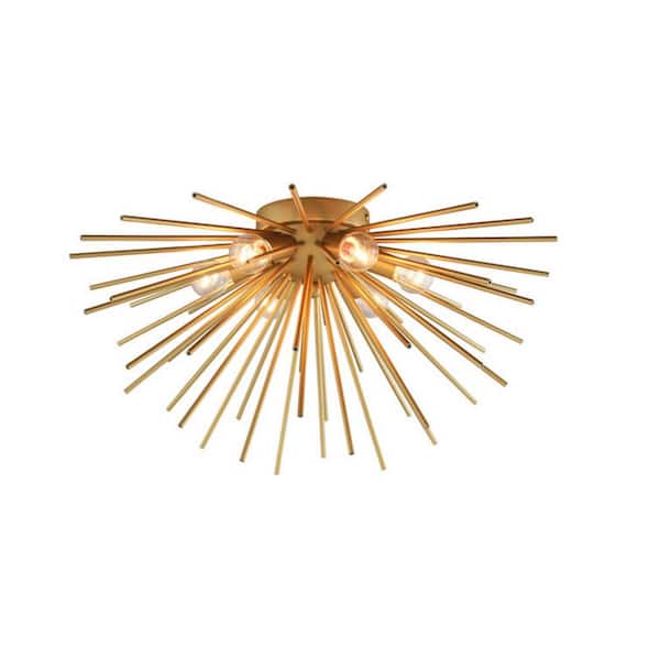 INNOBULE 6-Light Gold Chandelier