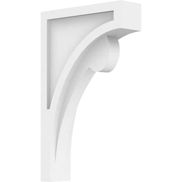 Ekena Millwork 1-1/2 in. x 8-3/8 in. x 5 in. Standard Viola Unfinsihed Architectural Grade PVC Corbel