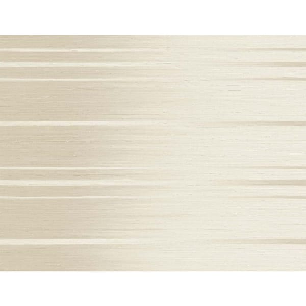 Seabrook Designs Nougat Horizon Ombre Unpasted Embossed Vinyl Wallpaper Roll 60.75 sq. ft.