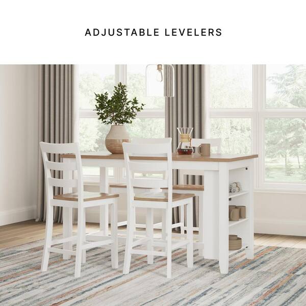 Signature DESIGN BY ASHLEY Hollynyx 38 Chrome/Clear Round