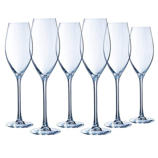Eastland Flute Champagne Glasses Set of 16 - Quick Candles