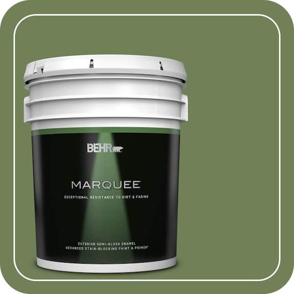 BEHR MARQUEE 5 gal. #MQ6-47 Terrain Semi-Gloss Enamel Exterior Paint & Primer