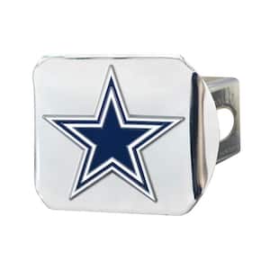NFL - Dallas Cowboys 3D Color Emblem on Type III Chromed Metal Hitch Cover