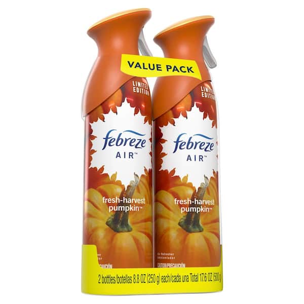 Febreze Air 17.6 oz. Fresh-Harvest Pumpkin Scent Air Freshener Spray (2-Pack)
