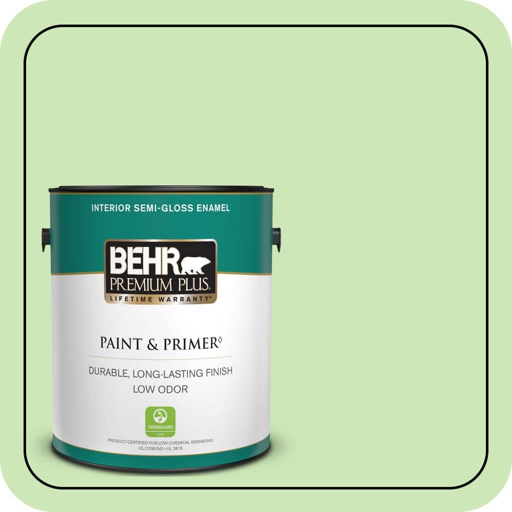 1 gal. #430A-3 Fairway Mist Semi-Gloss Enamel Low Odor Interior Paint & Primer price history on PriceWatchPro