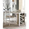 Signature DESIGN BY ASHLEY Skempton Casual White/Brown Wood 30 in. 4 Legs Dining Table Seats 4 D394-32