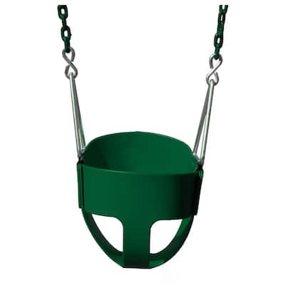 Full-Bucket Swing with Chain in Green
