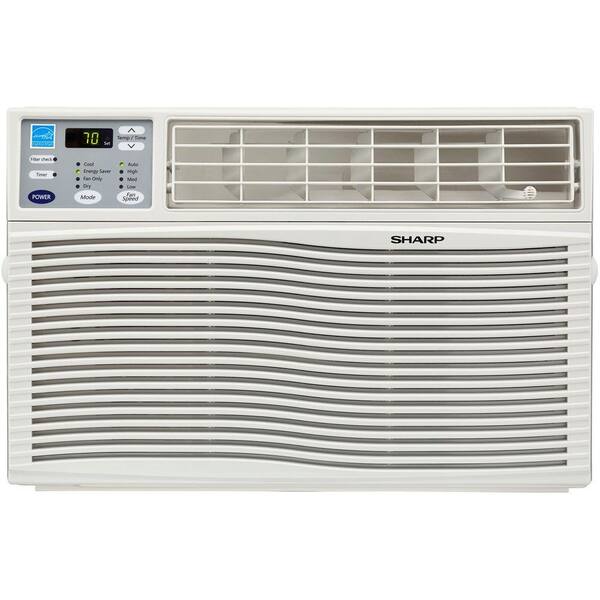 Sharp 6,000 BTU Window-Mounted Air Conditioner with Rest Easy Remote Control, ENERGY STAR