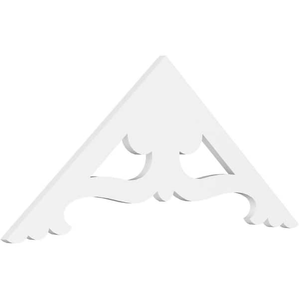 Ekena Millwork Cornelia 1 in. D x 20 in. W x 48 in. L Signature Urethane Gable Pediment