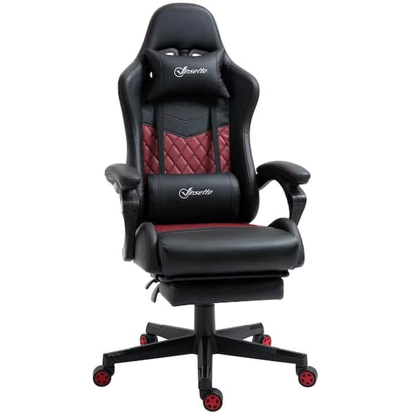 Vinsetto PU Leather Gaming Office Chair Ergonomic Reclining Gaming Cha