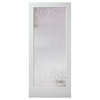 Builders Choice 24 in. x 80 in. Solid Core Full Lite Rain Glass Ovolo ...