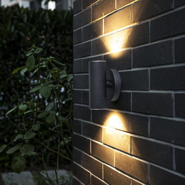 Outdoor Wall Light Fixtures Up Down LED Stainless Steel Waterproof Sconce Lamp 