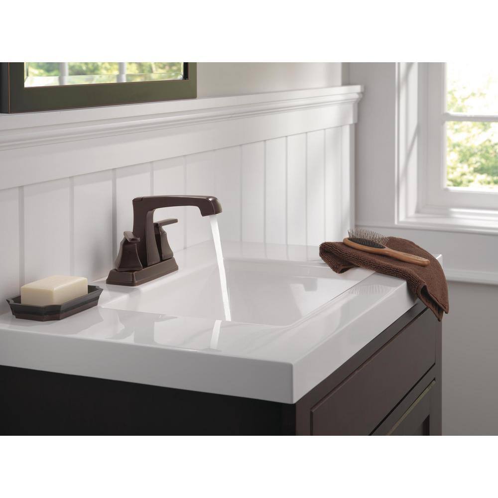 Ashlyn Oil-Rubbed Bronze 2-Handle Centerset Bathroom Faucet