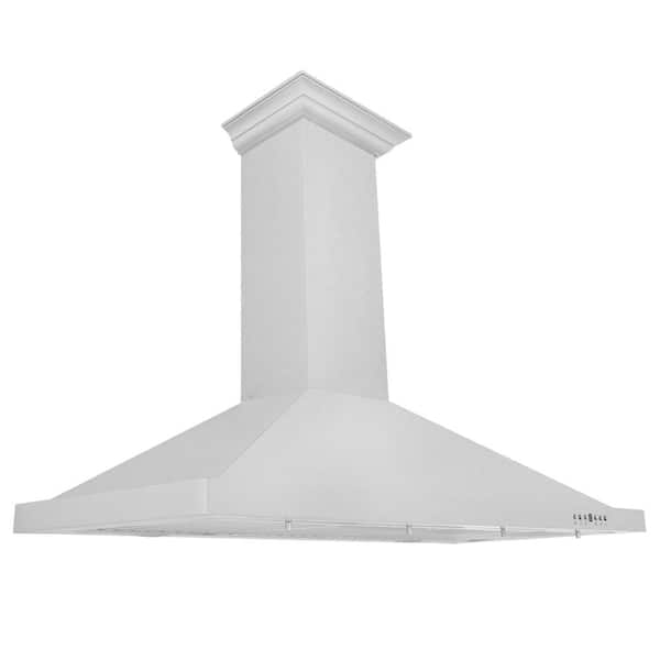 48 in. 400 CFM Convertible Vent Wall Mount Range Hood in Fingerprint Resistant Stainless Steel