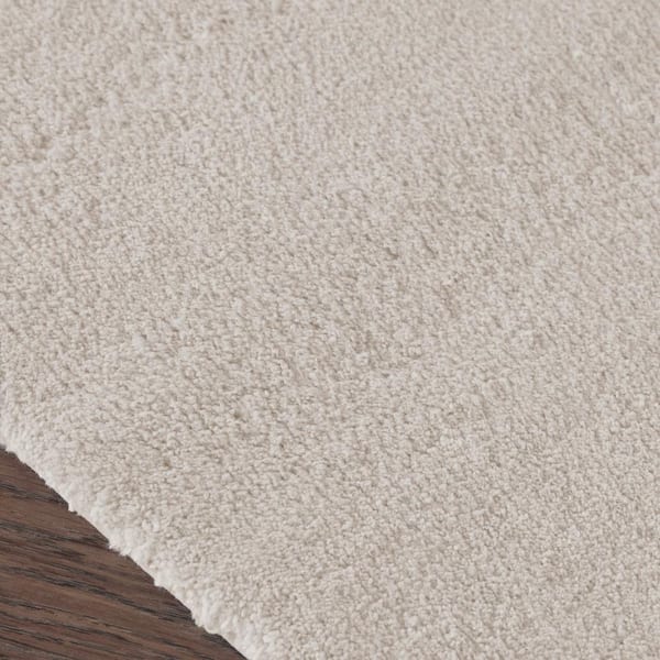 Taupe High Pile Marshmallow Bath Mat, 30 in.