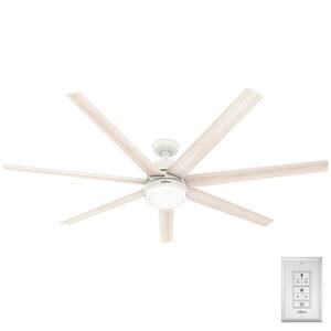 Phenomenon 70 in. Indoor Fresh White Smart Ceiling Fan with Remote and Light Kit