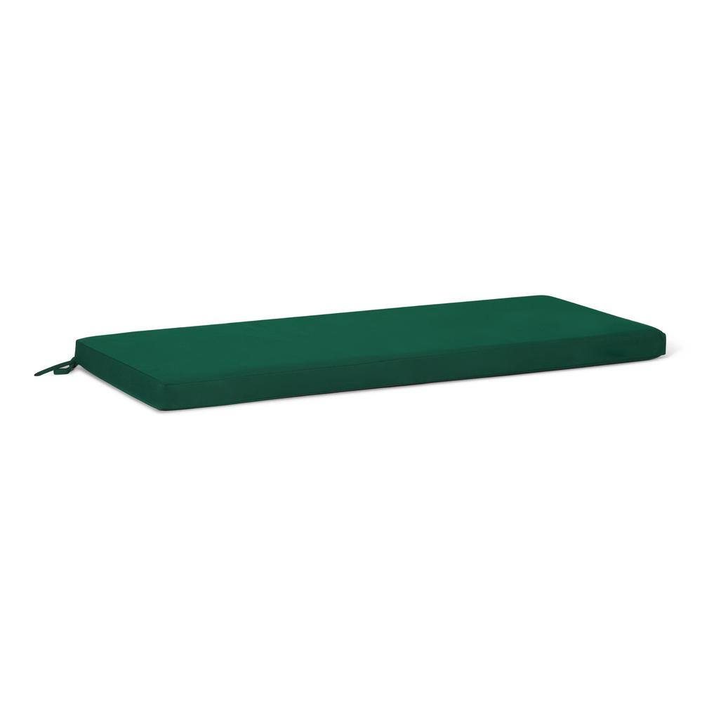 FadingFree Green Rectangle Outdoor Patio Bench Cushion 43 in. x 18.5 in. x 2.5 in. price history on PriceWatchPro