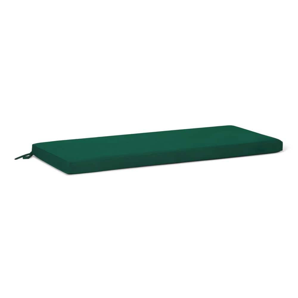 FadingFree Green Rectangle Outdoor Patio Bench Cushion 46 in. x 18.5 in. x 2.5 in. price history on PriceWatchPro