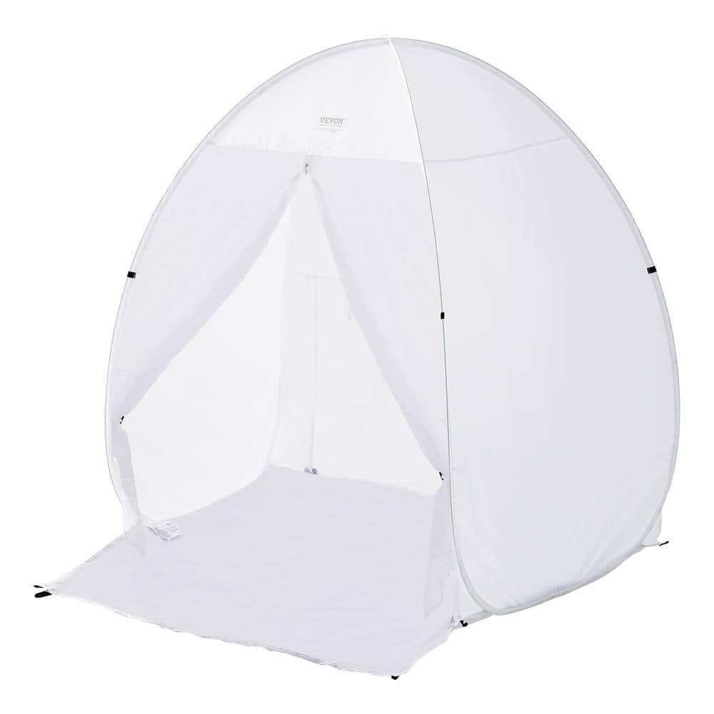 Spray Paint Shelter, 60 in. L x 60 in. W x 70 in. H Pop-Up Portable Spray Paint Tent with Built-In Floor, Exhaust Window price history on PriceWatchPro