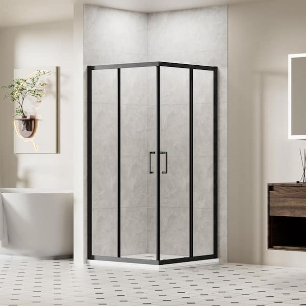 スリムビューティハウス　リアライズER4-11-3 ACE DECOR Corner Shower Enclosure 36 in.D x 36 in.W x 72 in. H