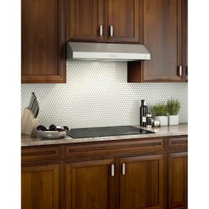 Glacier Deluxe BCDF1 36 in. 375 Max Blower CFM Covertible Under-Cabinet Range Hood with Light in Stainless Steel